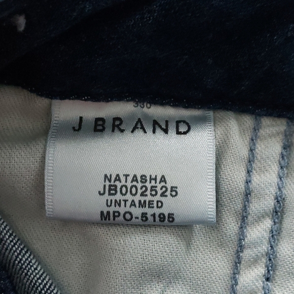 J Brand Jean Natasha High Waisted Gold Button Pencil Skirt NWT Size 26 - Picture 9 of 9